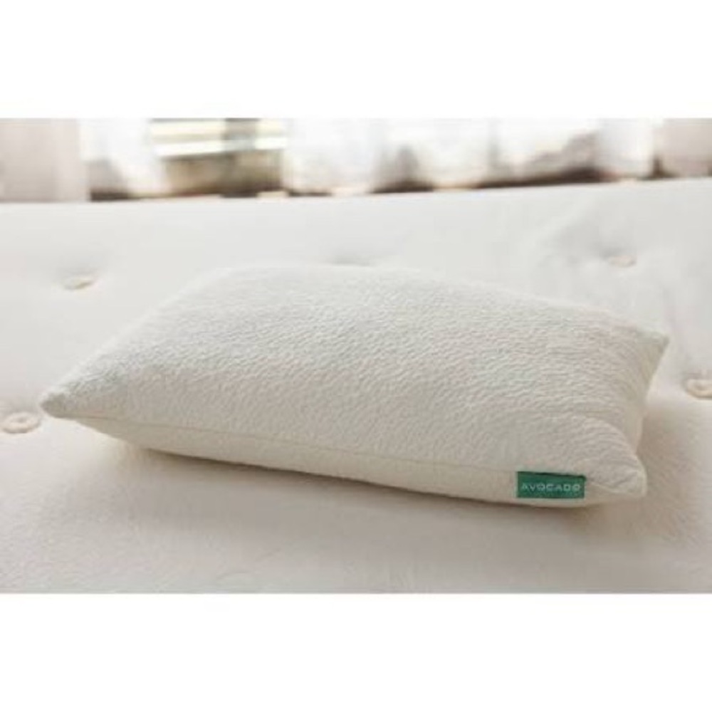 Avocado Green Pillow- Adjustable Organic Bed Pillows - Picture 2 of 8